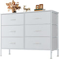 OLIXIS 6-Drawer Storage Organizer Chest - Compact Fabric Dresser
