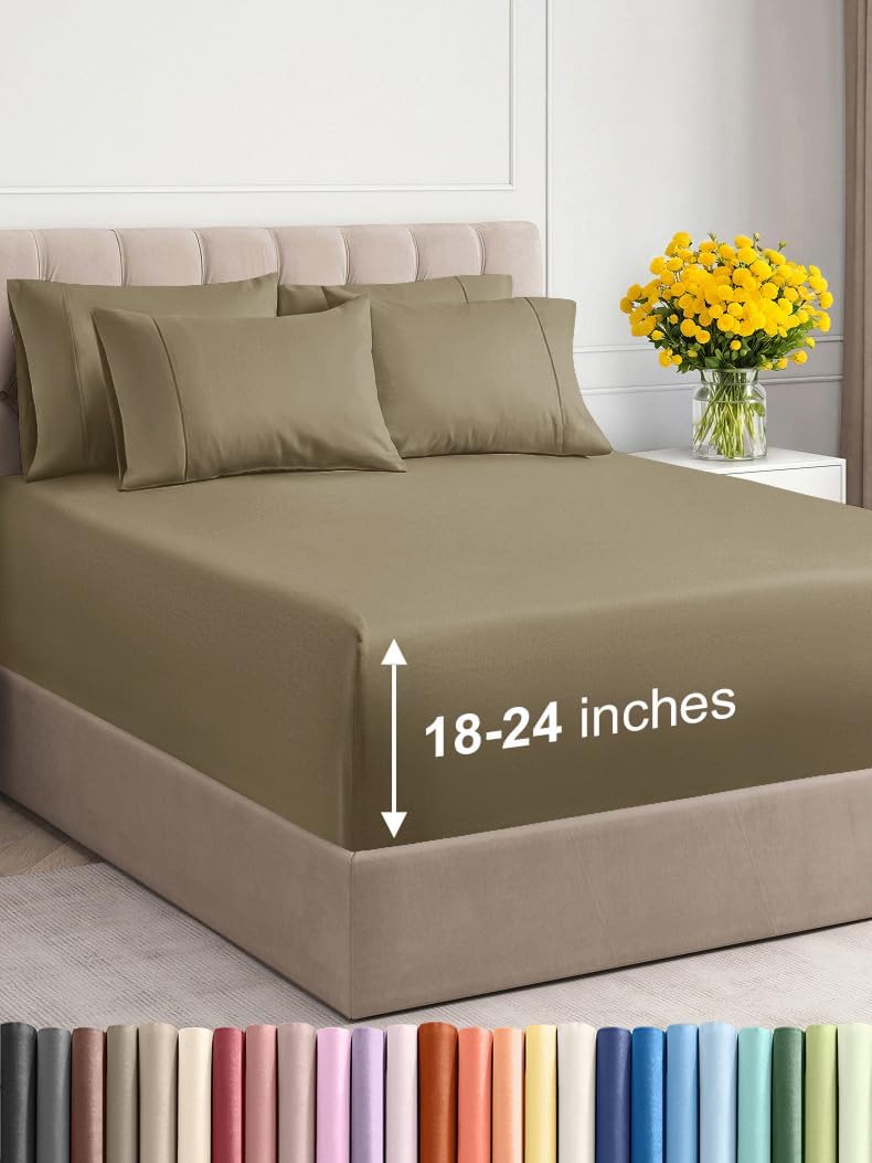 Extra Deep Queen Sheet Set for Ultimate Comfort and Fit