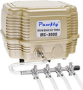 Pawfly 254 GPH Aquarium Air Pump Adjustable Quiet Oxygen Aerator