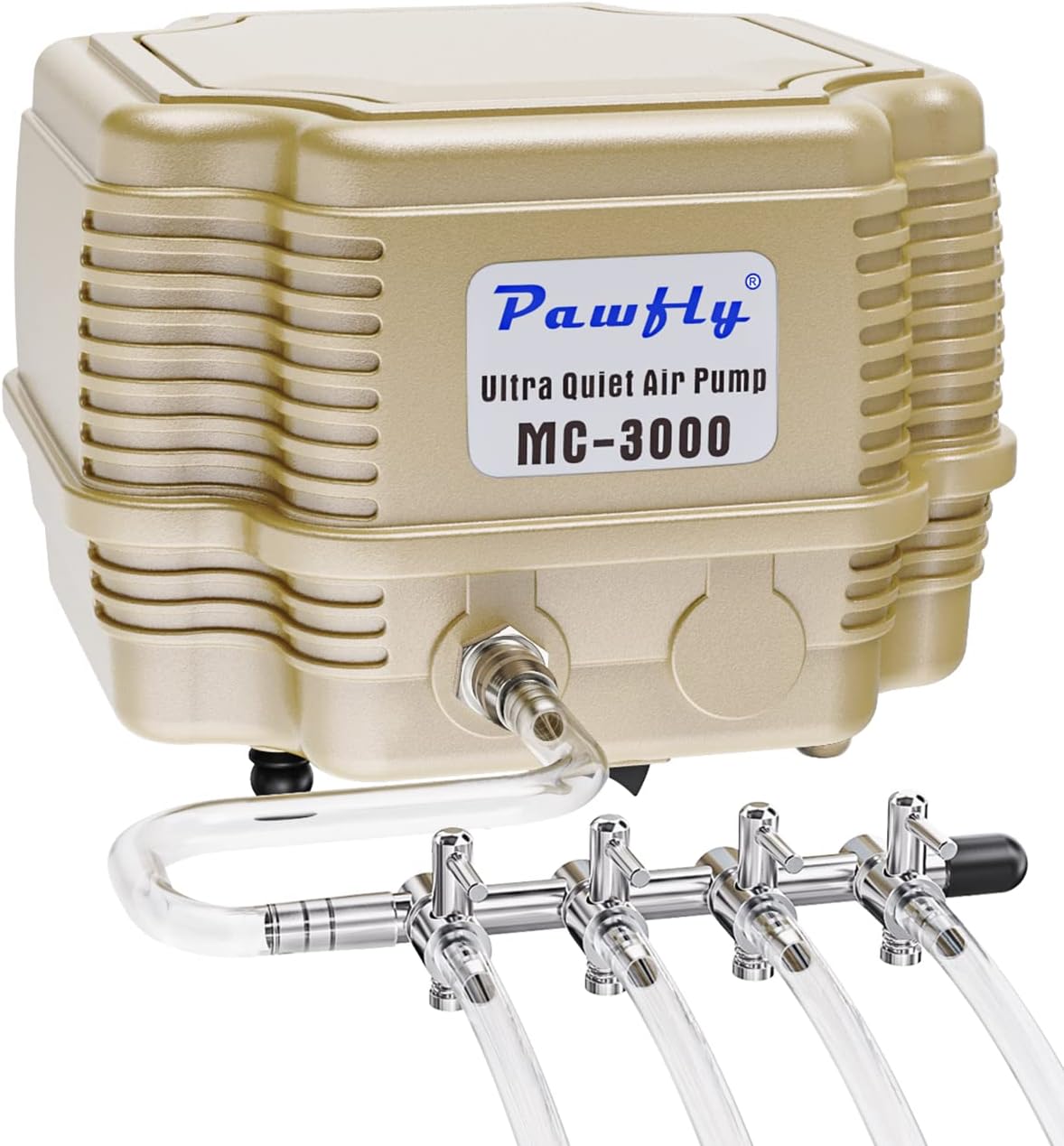 Pawfly 254 GPH Aquarium Air Pump for Quiet Oxygen Supply