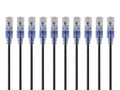 Cat6A 20ft SlimRun Patch Cable 10-Pack - Thin 10G Ethernet