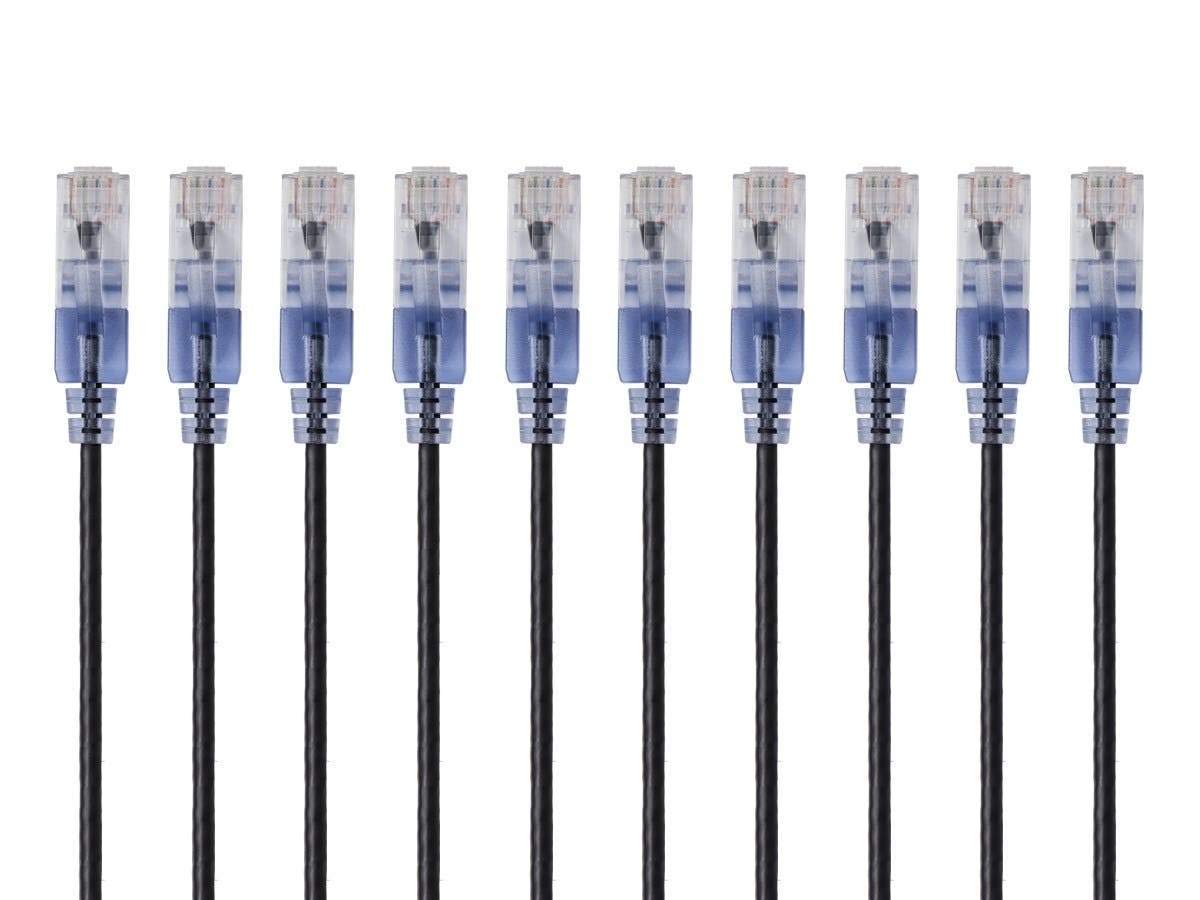 Monoprice Cat6A 20ft Ethernet Cable for High-Density Environments