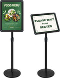 Heavy Duty Sign Holder Stand 11x17in Pedestal Poster Stand - Stable
