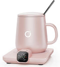 Coffee Mug Warmer Set with Temp Control - Smart Heated Mug for Desk