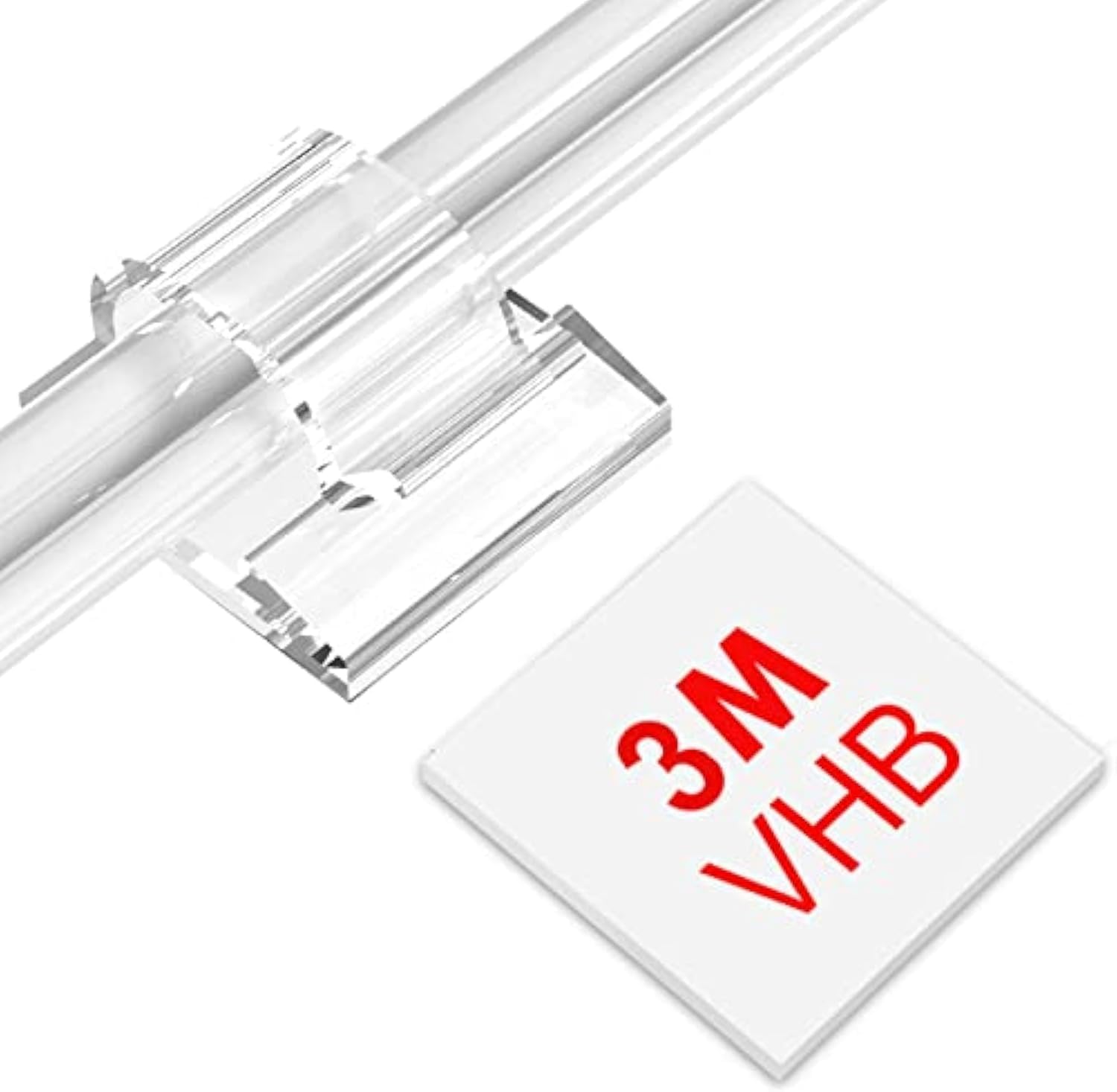 Clear Outdoor Cable Clips - Tidy Wires Instantly!