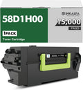 58D1H00 Black Toner Cartridge 58D1000 High Yield - Reliable 15,000