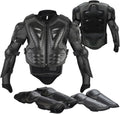 Youth Dirt Bike Gear Protective Jacket and Pads - Kids 5 PC Set