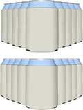 Personalized Grey Sandstone Can Cooler Sleeves for Events and Parties