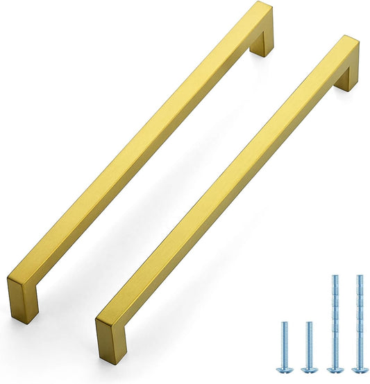 10 Inch Gold Cabinet Pulls for Modern Kitchen and Furniture