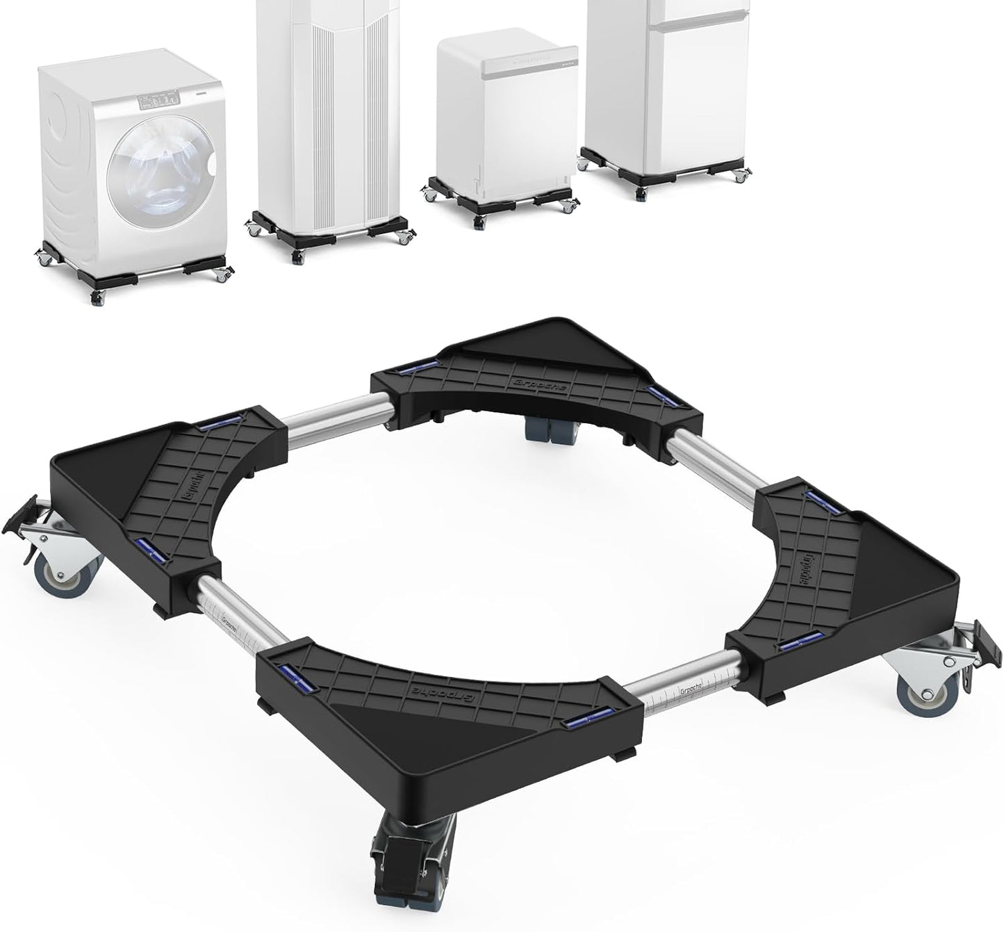 Portable Universal Stand Base for Mini Fridges - Mobility & Stability