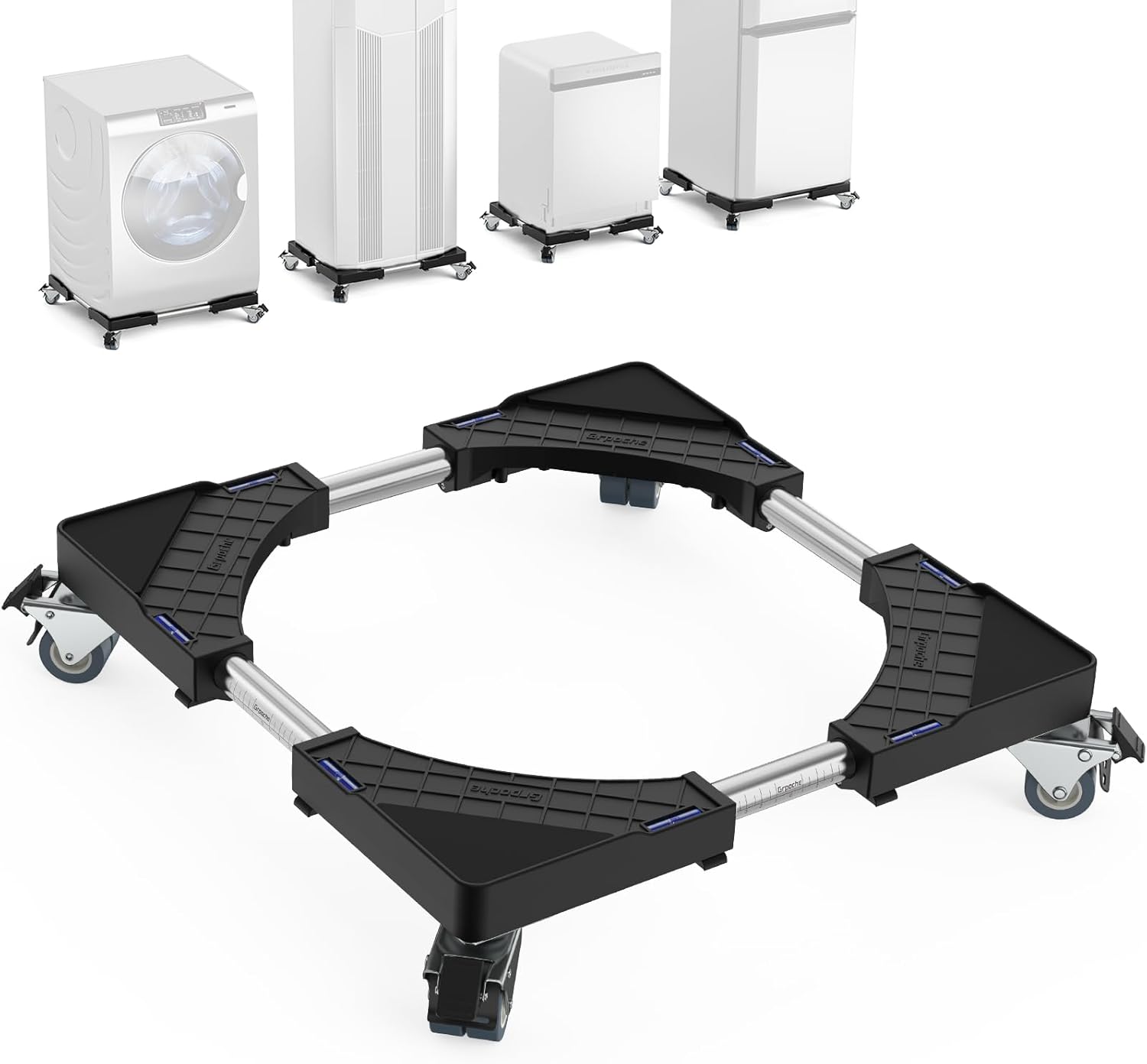 Portable Universal Stand Base for Mini Fridges - Mobility & Stability