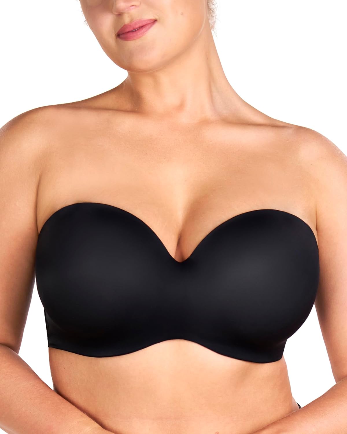 HSIA Strapless Bra for Women with Large Bust - Seamless Comfort