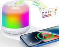 Bluetooth Speaker with Night Light and Wireless Charger - 3-in-1