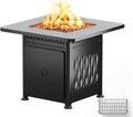 EAST OAK 28in Outdoor Fire Pit Table - 52,000 BTU Patio Heater
