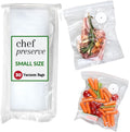 Chef Preserve Reusable Vacuum Sealer Bags for Food - 30 Small Bags