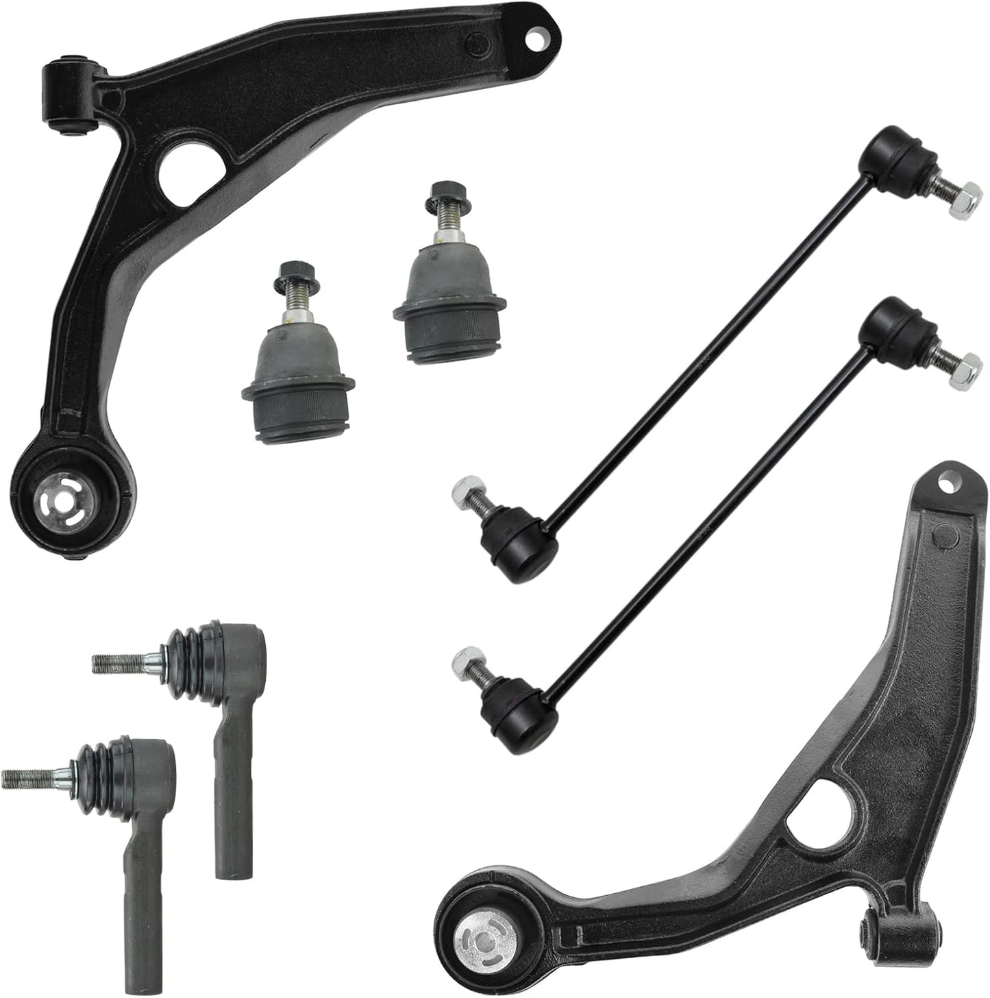 TRQ Front Steering & Suspension Kit for Chrysler 200 & Dodge Avenger