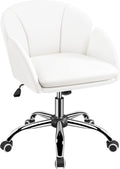 Swivel Faux Leather Desk Chair by Yaheetech