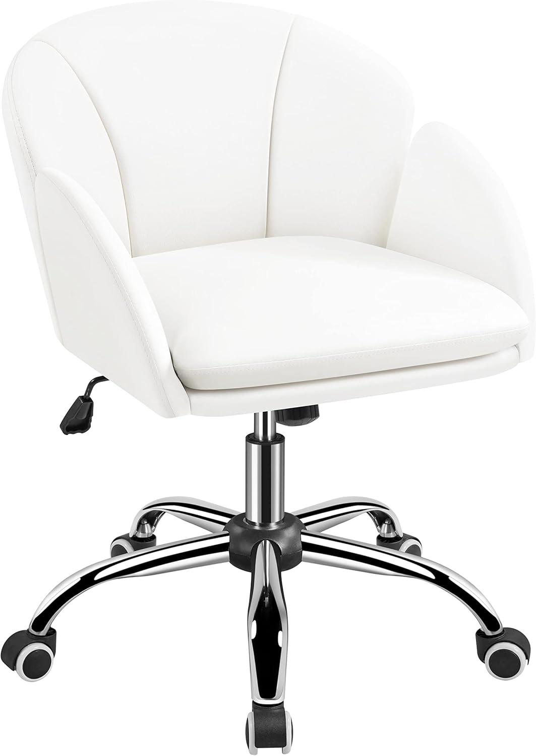 Swivel Faux Leather Desk Chair by Yaheetech