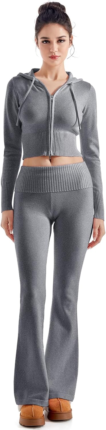 SUUKSESS Women 2 Piece Knit Sets for Trendy Fall Outfits