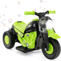 HONEY JOY Ride On Motorcycle 6V Toddler Bike - Bubble Maker & Lights