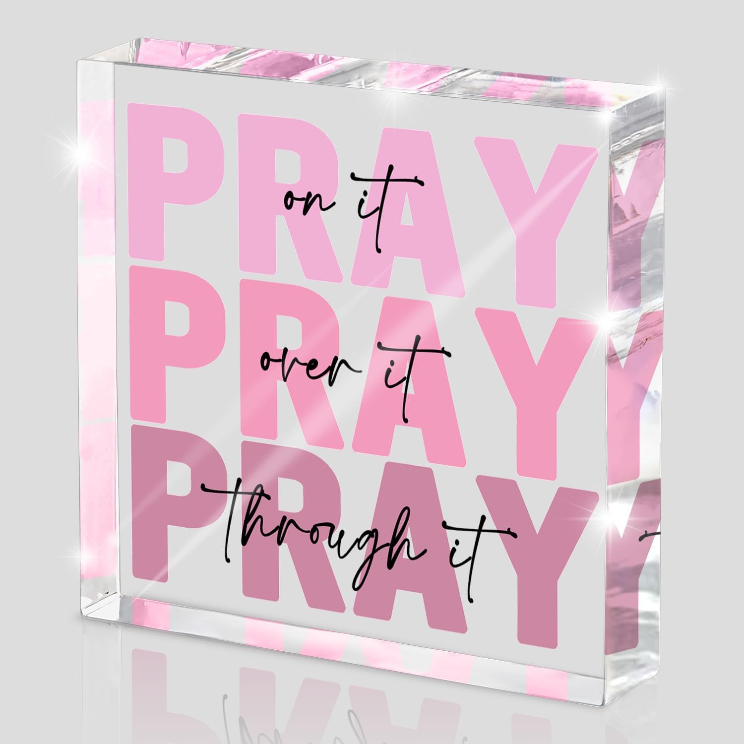 Pink Bible Verse Wall Art - Inspiring Christian Decor