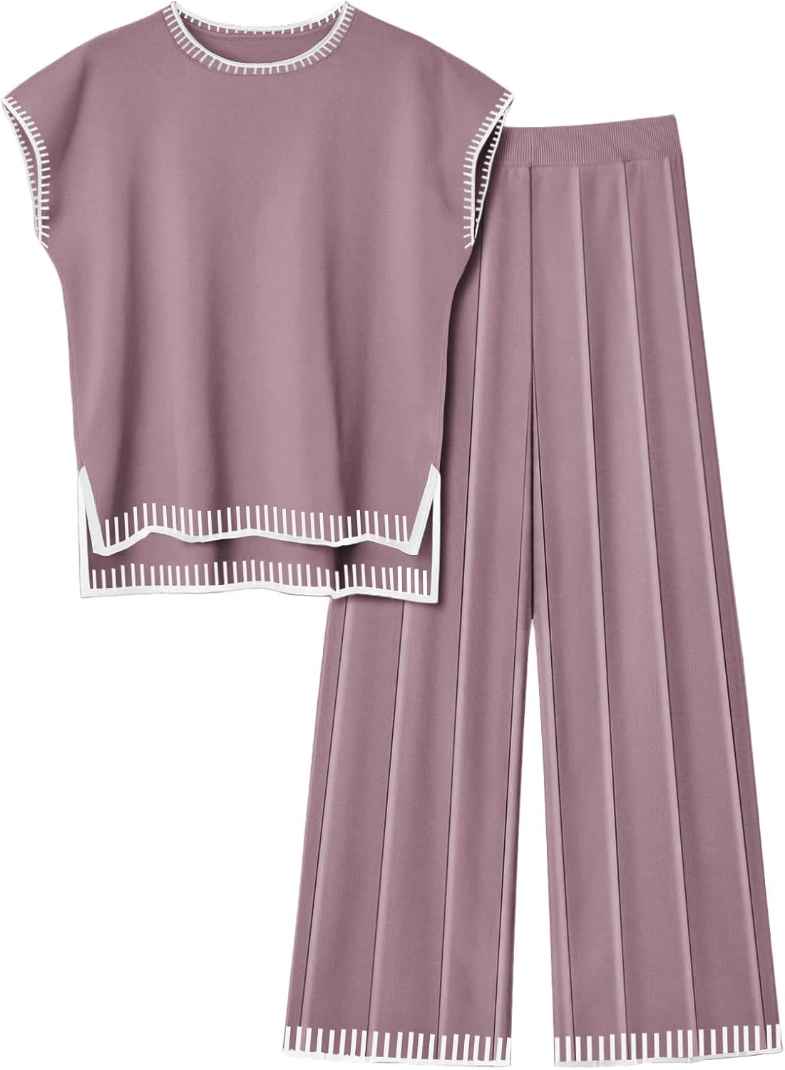 Ekouaer Womens Matching Sets Knit Sweater Sets for All Seasons