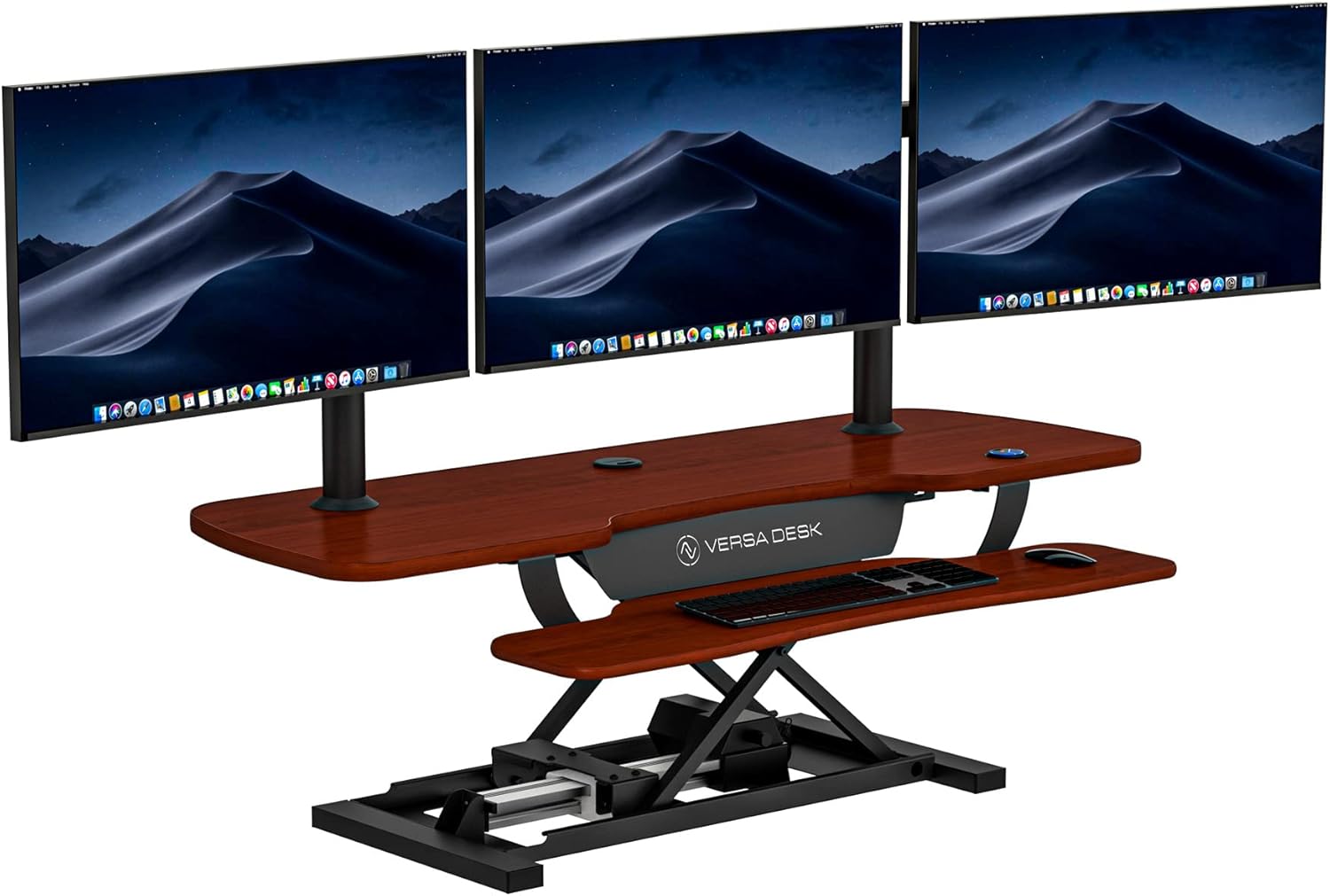 VERSADESK 48 Inch Electric Height Adjustable Desk Converter
