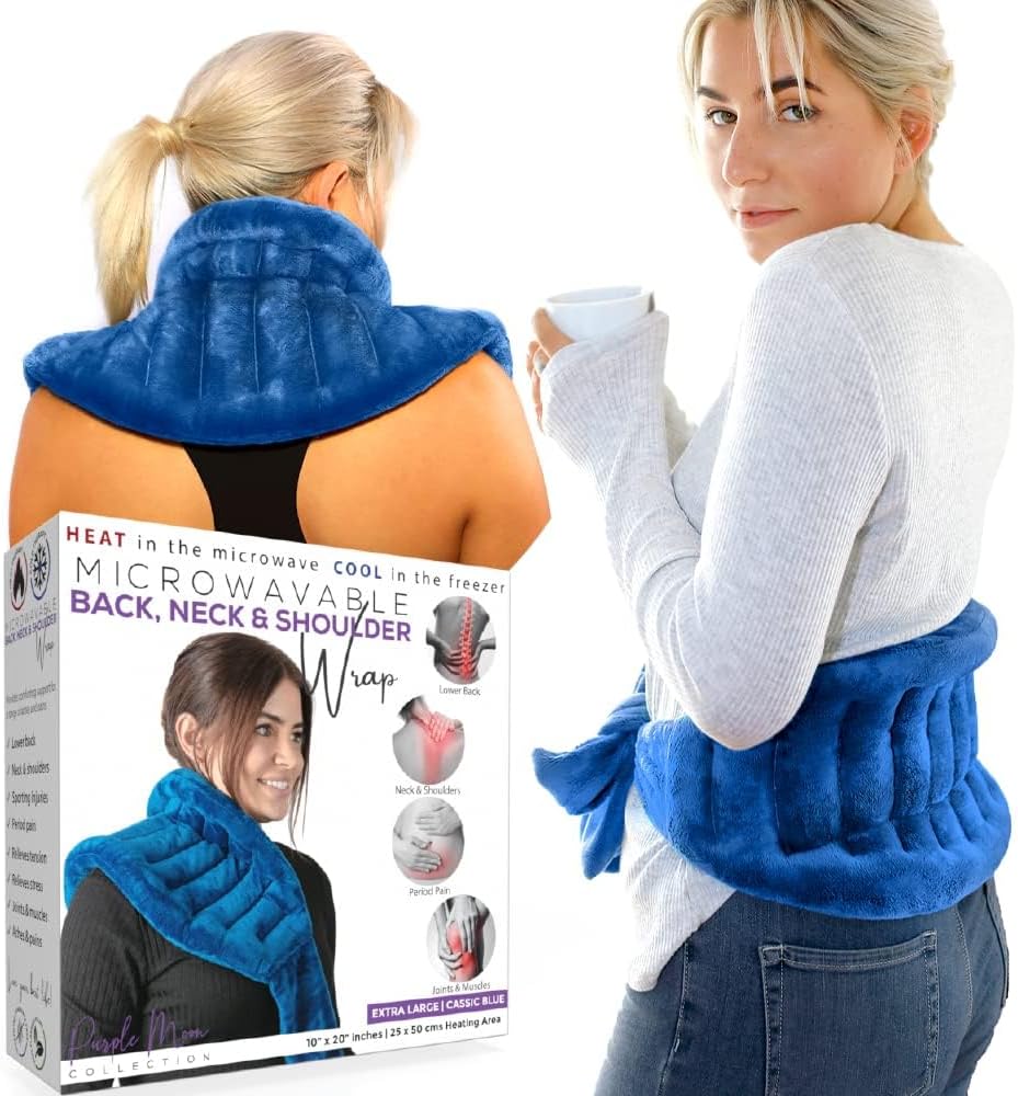 Moist Heating Pad for Pain Relief - Purple Moon Collection
