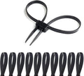 Coitak Flex Cuffs 10 PCS Zip Tie Handcuffs - Heavy Duty 250 lb