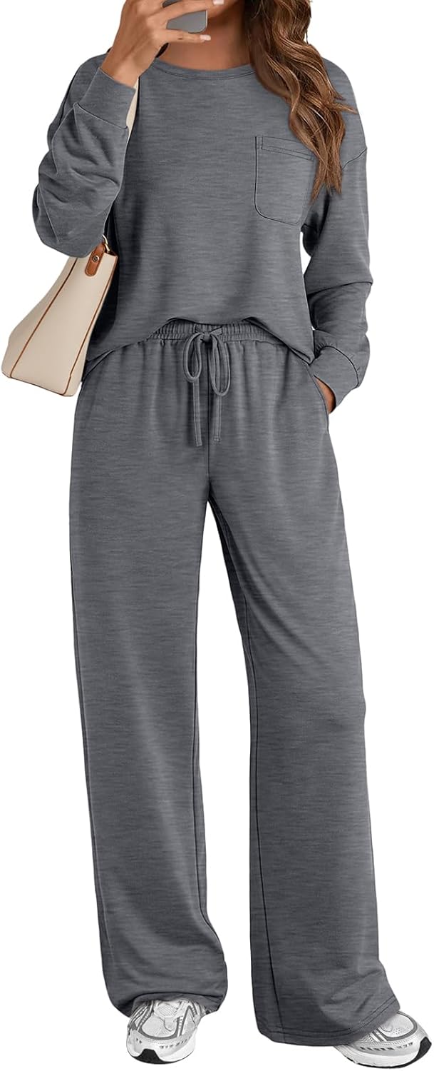 AUTOMET Womens Sweatsuits 2 Piece Lounge Matching Outfits