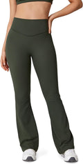 Hugcurve No Front Seam High Waisted Flare Leggings (Style SNYX)