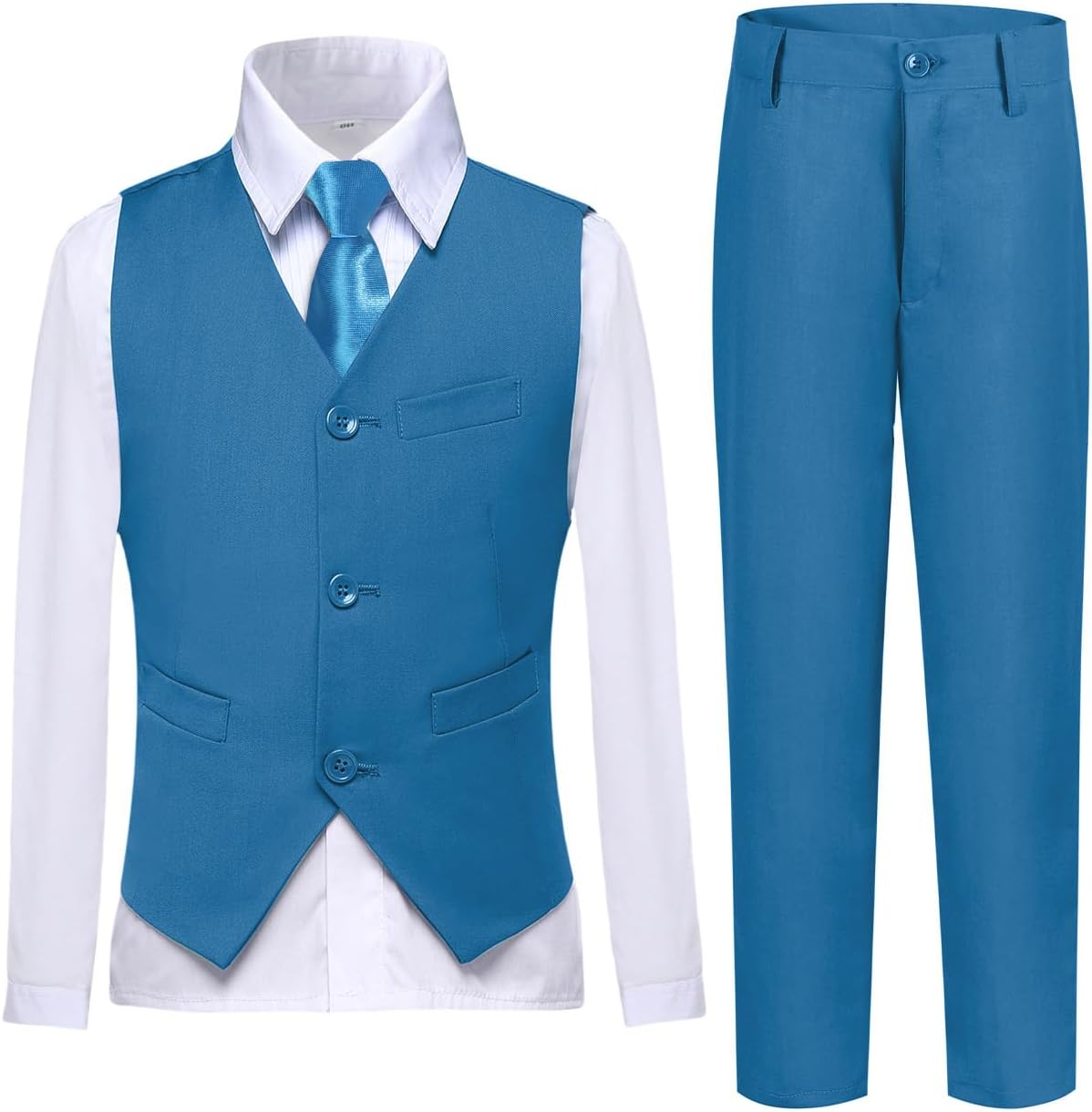 Boys Vest Set Formal Dress Suits for Weddings and Special Events