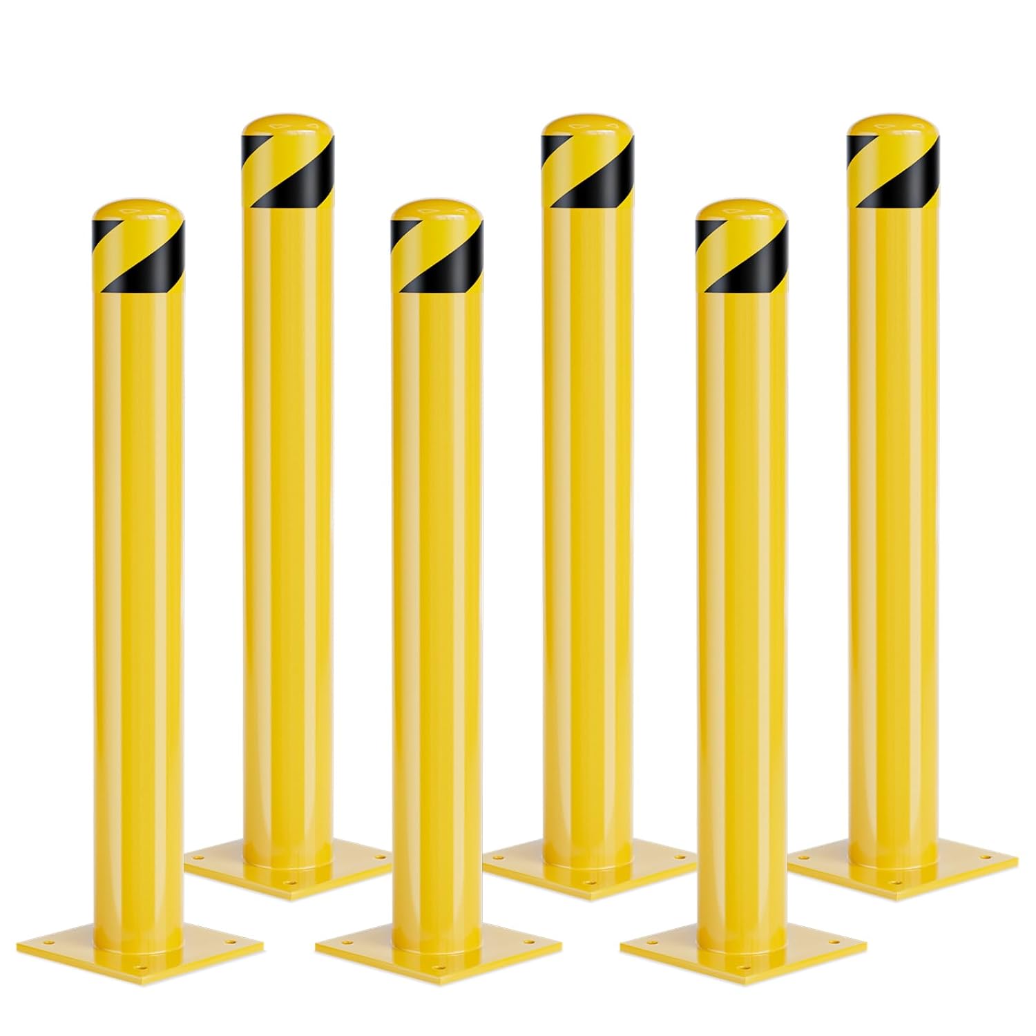Safety Bollards for High Traffic Areas - Durable Steel Posts