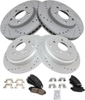 TRQ Brake Pad and Rotor Kit for 2005-2010 Honda Odyssey Performance
