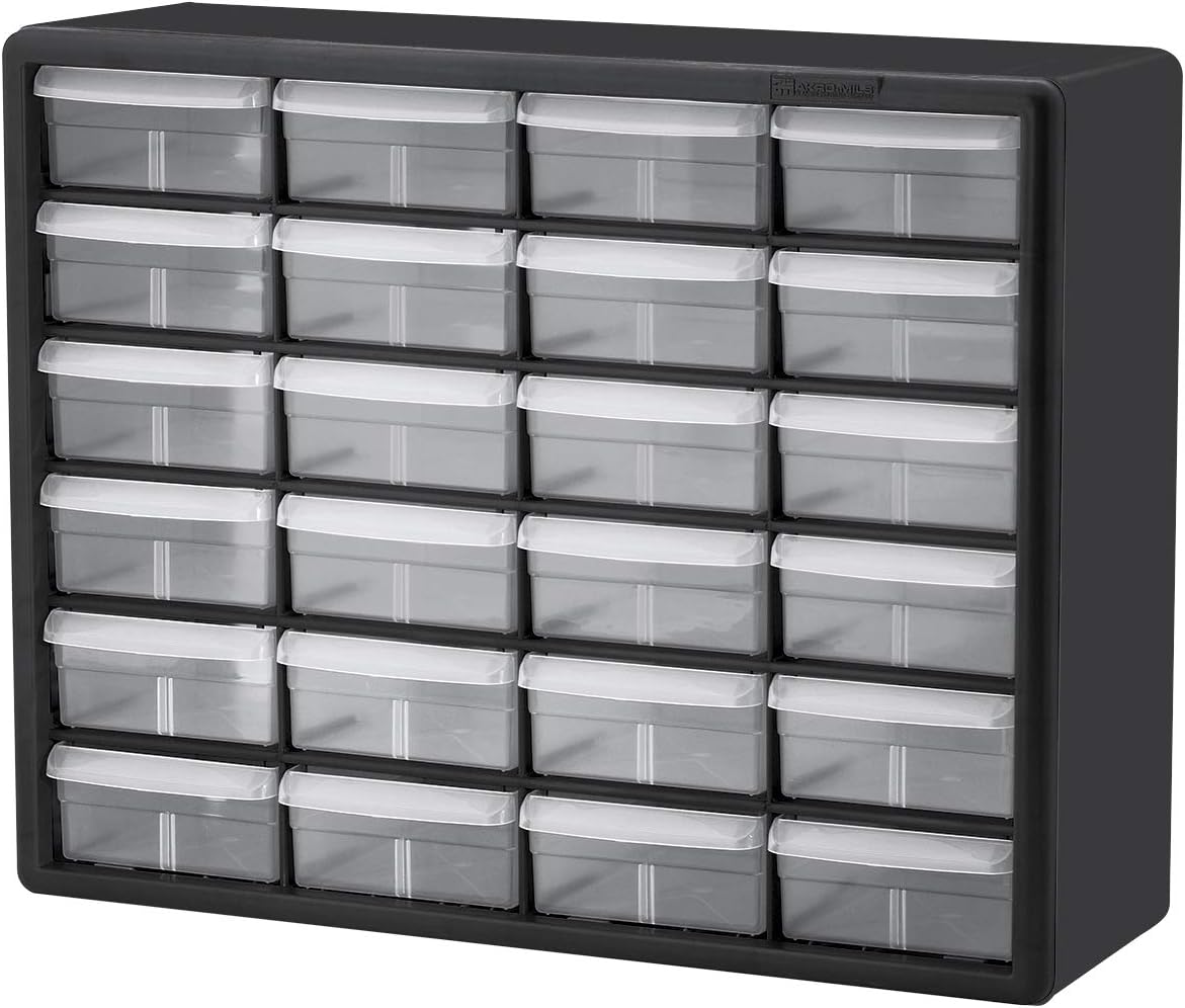 Akro-Mils 24-Drawer Plastic Storage Cabinet for Organization