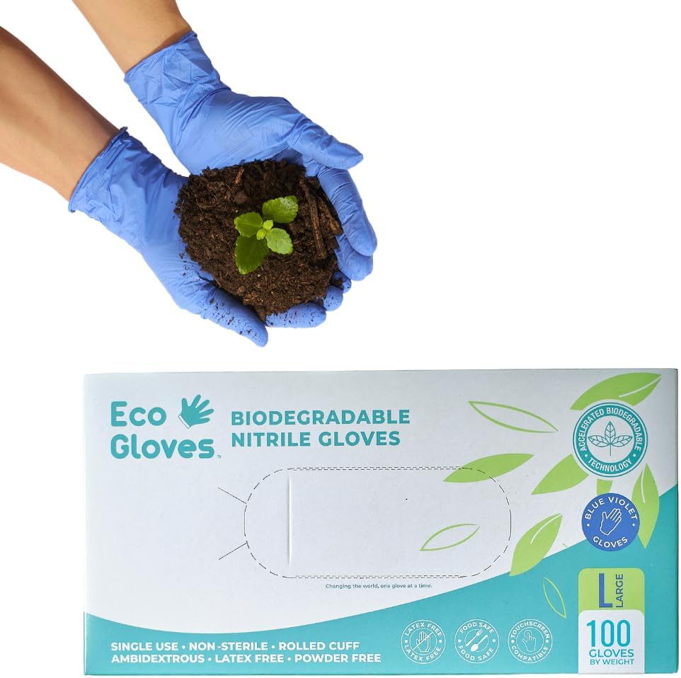 Biodegradable Nitrile Gloves - Eco-Friendly!