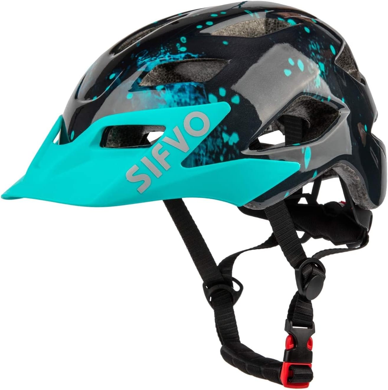Kids Bike Helmet with Cool Visor for Boys and Girls Ages 5-14
