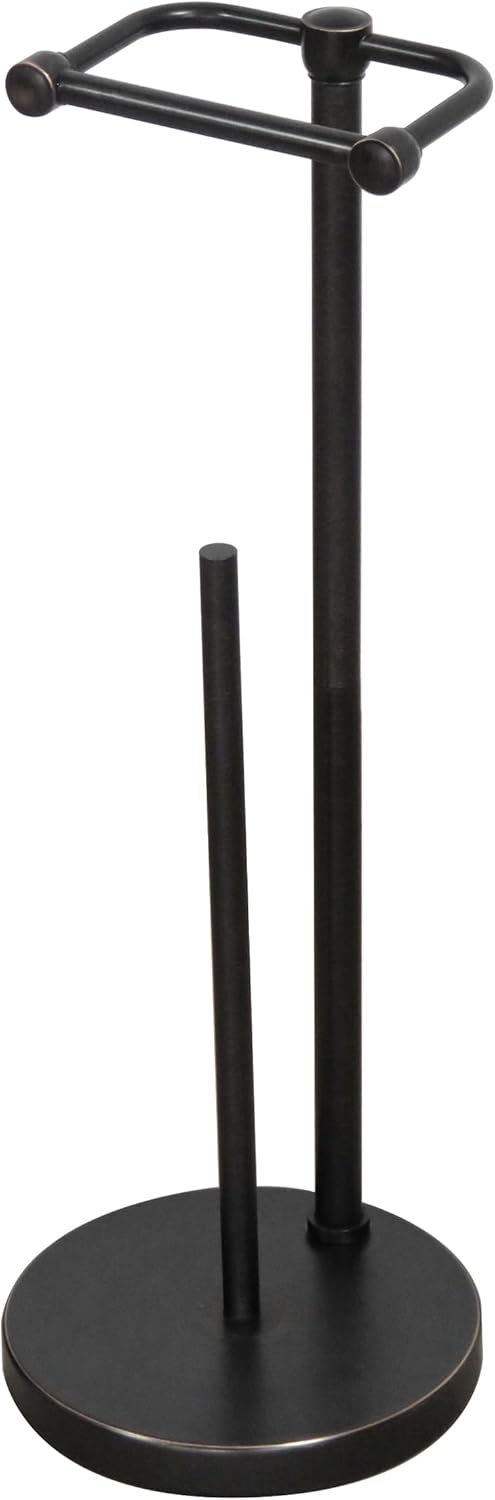 Toilet Paper Holder Stand with Storage for 4 Rolls - Durable Design