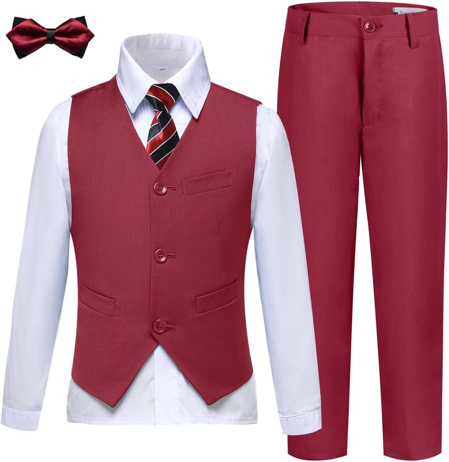 Boys Suits Slim Fit Toddler Tuxedo Set for Weddings & Events