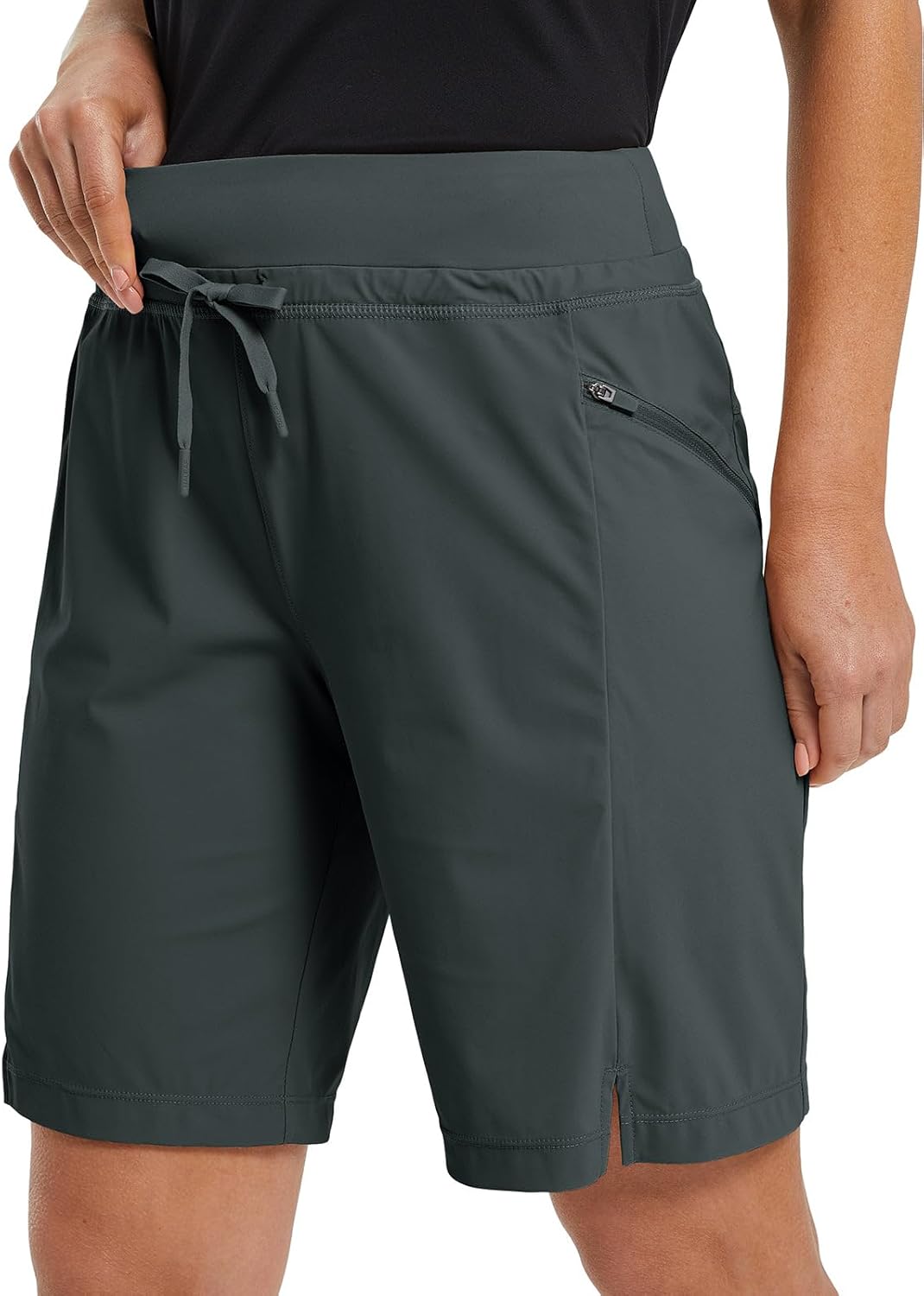 Baleaf Women's Hiking Long Shorts 9in/11in Quick Dry Cargo