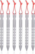Ultra-Light Titanium Tent Pegs - Set of 6