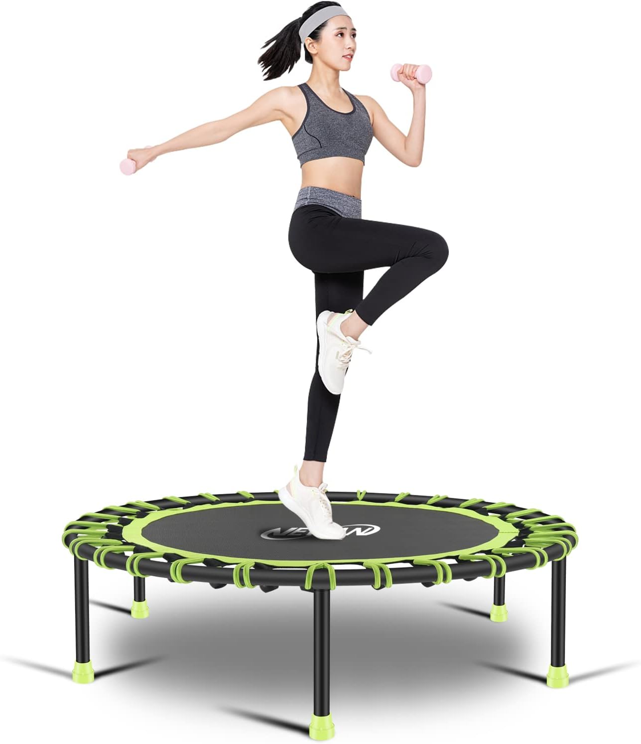 Newan 40-48 Silent Mini Trampoline for Cardio and Fitness