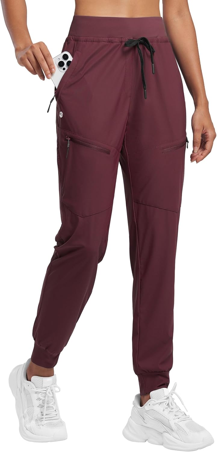 Willit Women's Joggers Lightweight Hiking Pants for Travel