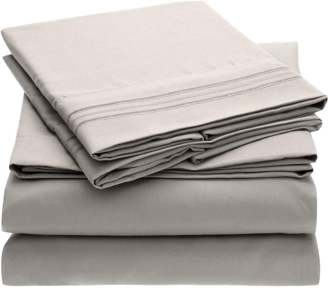 Mellanni Full Sheets Set - Luxury Cooling Bed Sheets for Comfort