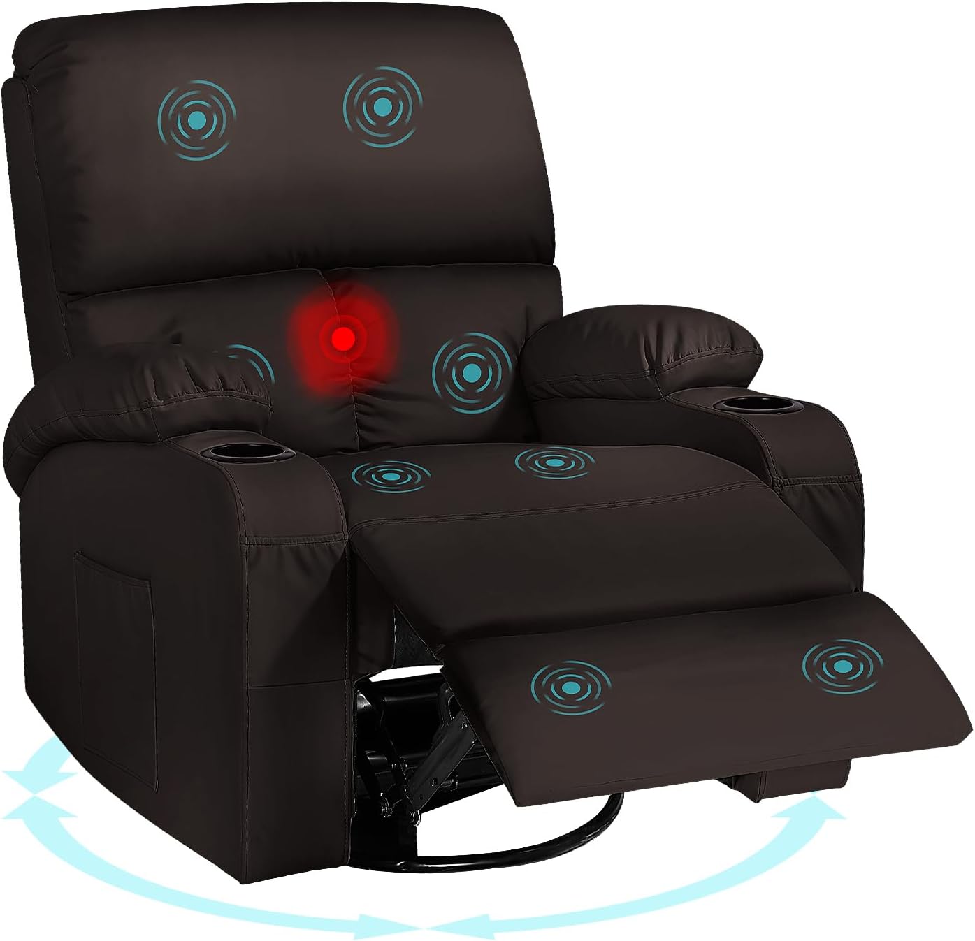 Rocking Recliner Chair with Massage and Heat for Ultimate Comfort