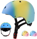 Toddler Bike Helmet Gradient Adjustable Helmet with Pads - Safe Fit