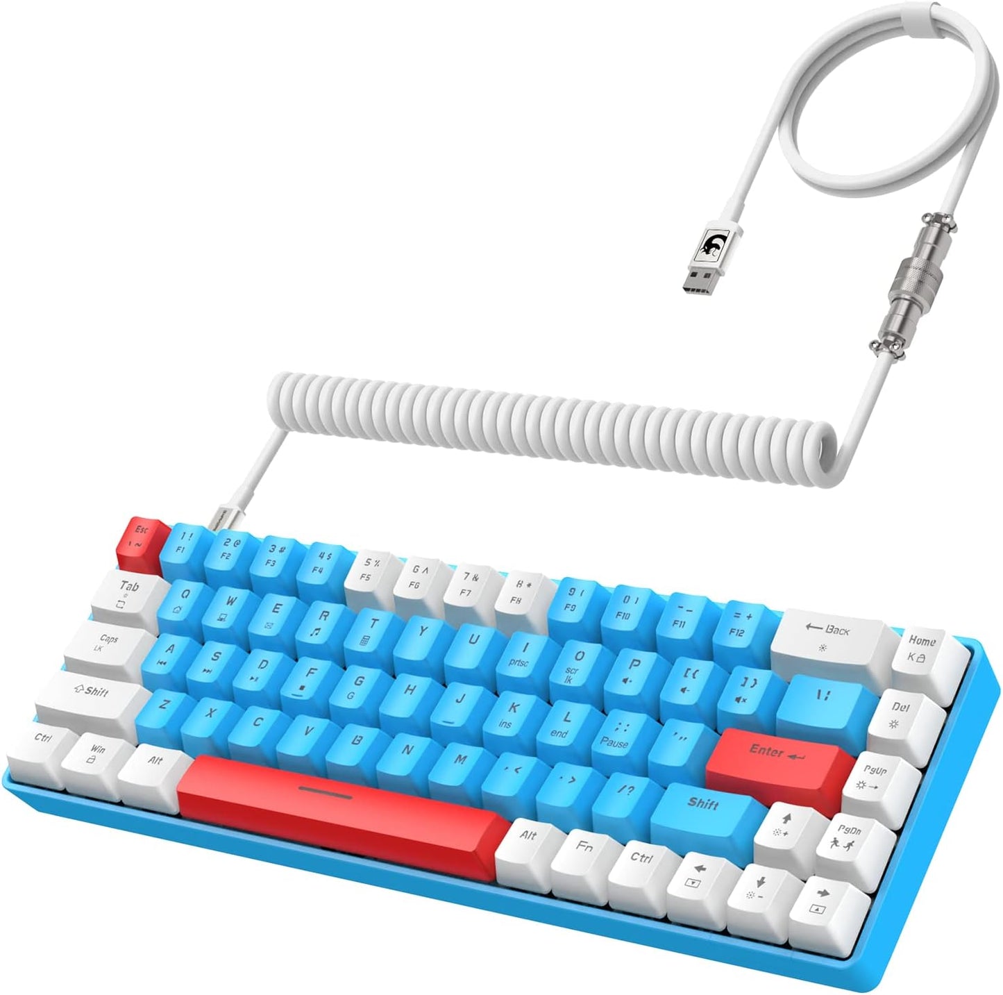 RGB Backlit Gaming Keyboard - Tactile Blue Switch