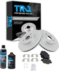 TRQ Front Brake Pad & Rotor Kit for 2005-2010 Scion tC - Complete