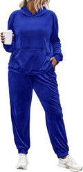 IN'VOLAND Plus Size Sweatsuits Set for Women - Velour 2-Piece