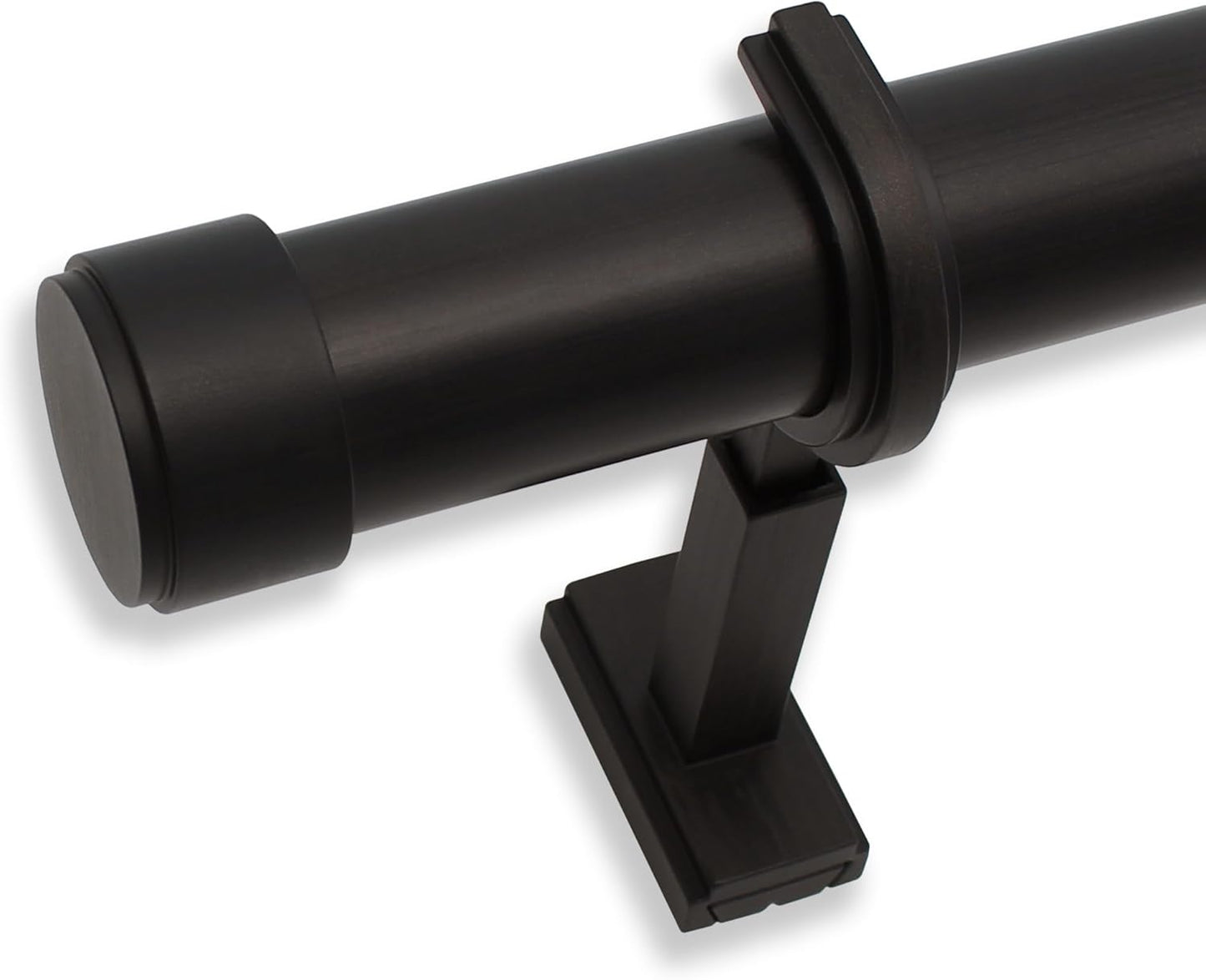 BlastHome Non-Adjustable Luxury Curtain Rods for Windows, 4ft